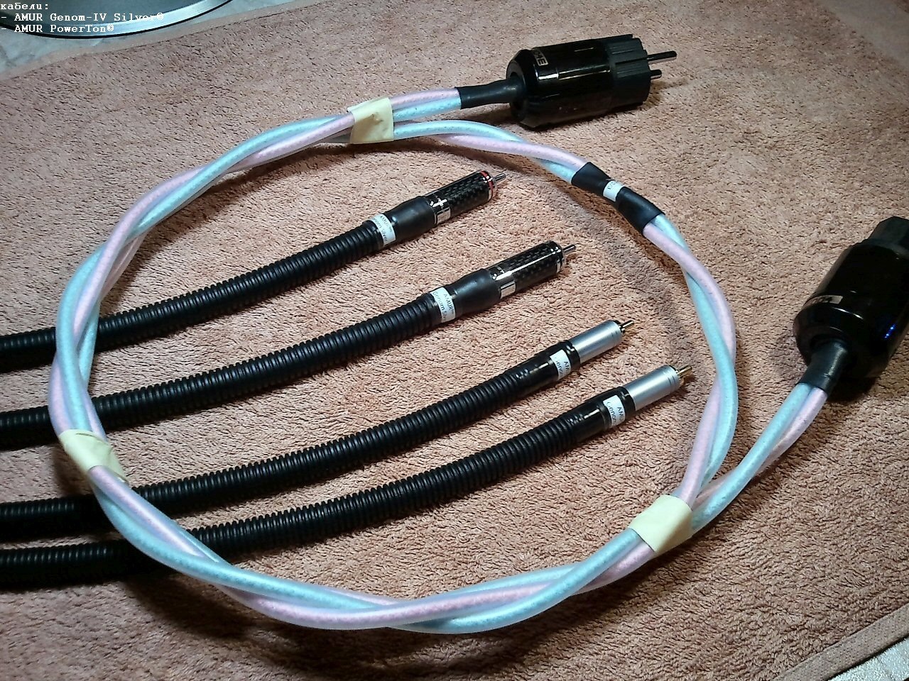 Образцы кабелей моих работ.