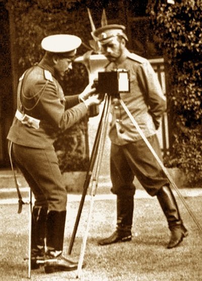 Николай II - подготовка фотоаппарата к работе