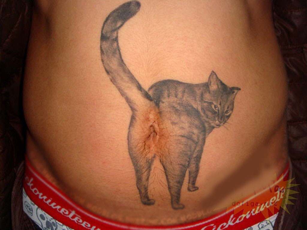 Cat ass tattoo - 🧡 Попе - интимное тату усилит сексуальность владельца, кр...