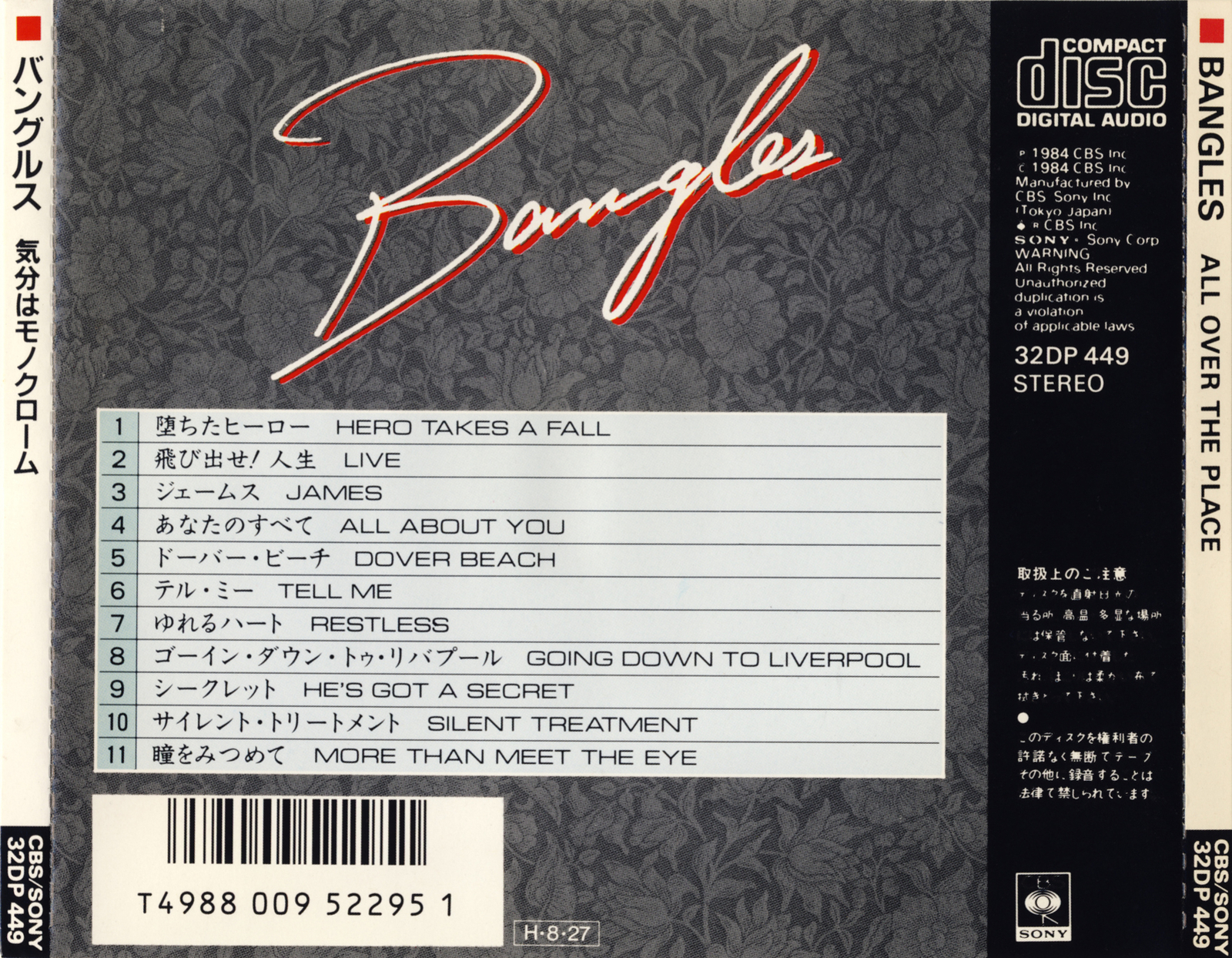 Bangles - All Over The Place - Back.jpg