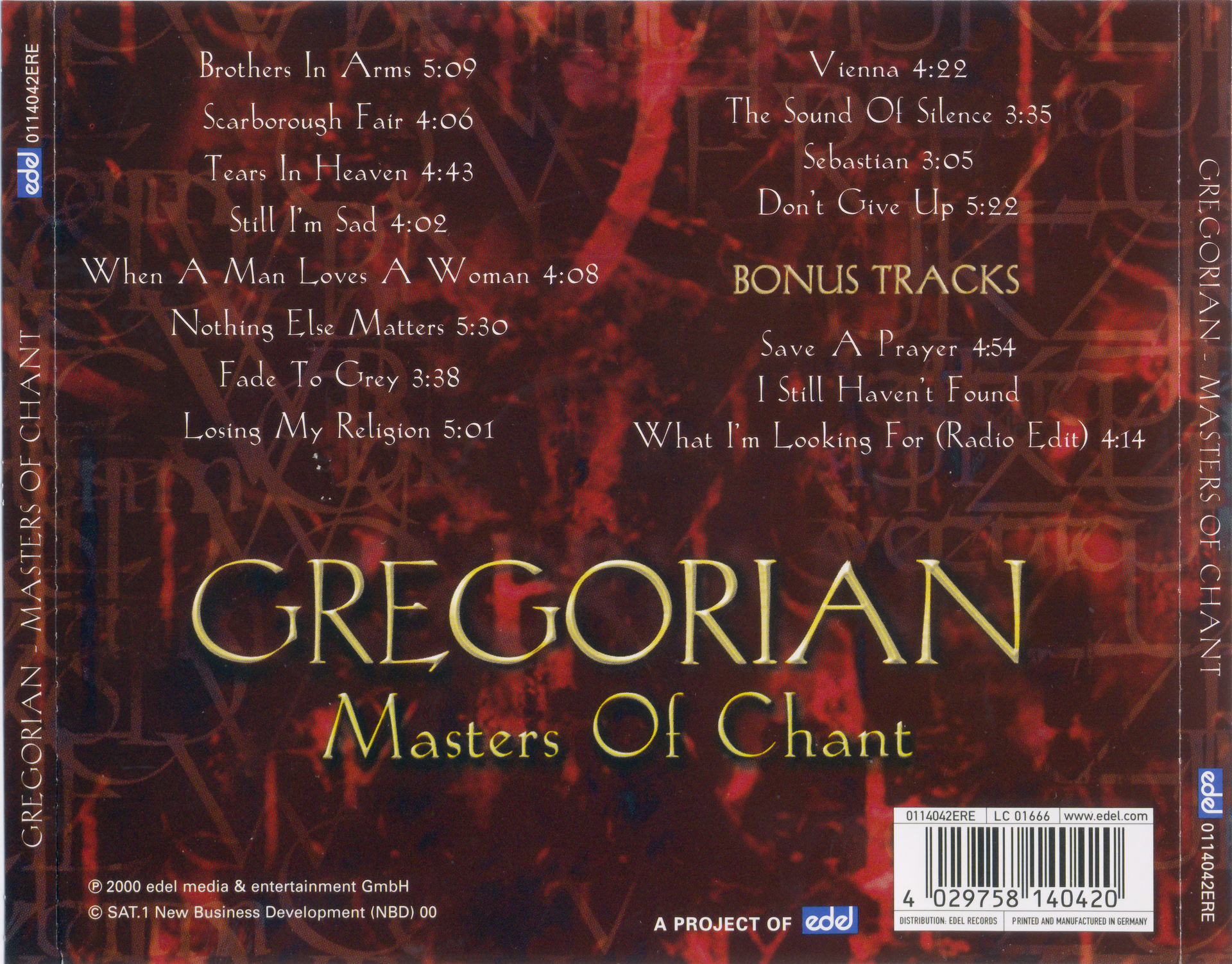 Gregorian master. Gregorian 1999 Masters of Chant. Masters of Chant Chapter II Gregorian. Gregorian - 2001 - Masters of Chant Chapter II. Gregorian 2001.